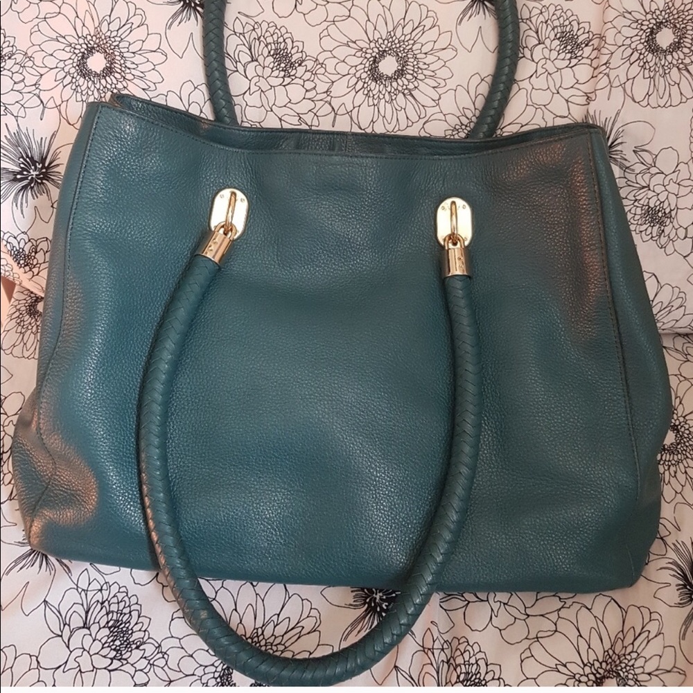 Beautiful Cole Haan Emerald Green purse.